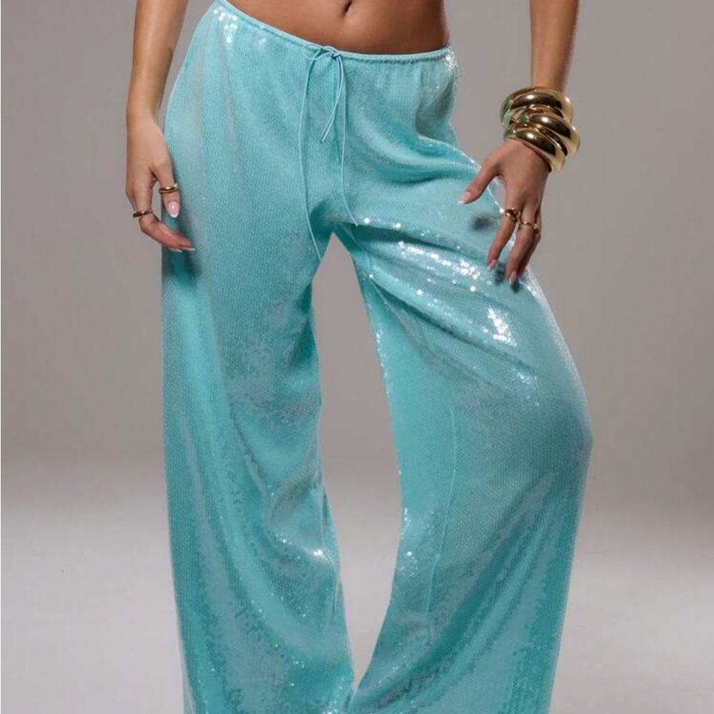 SEQUIN PANTS